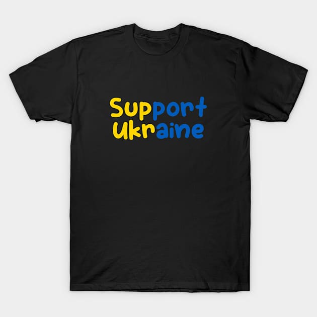 Support Ukraine I Stand with ukraine T-Shirt by Batrisyiaraniafitri